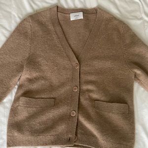 Aritzia Wool Blend Wilfred V-Neck Cardigan Size 0